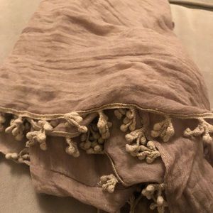 Unworn Gauze Infinity Scarf